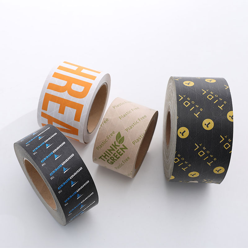 Custom printed logo Kraft sealing tape box sealing tape