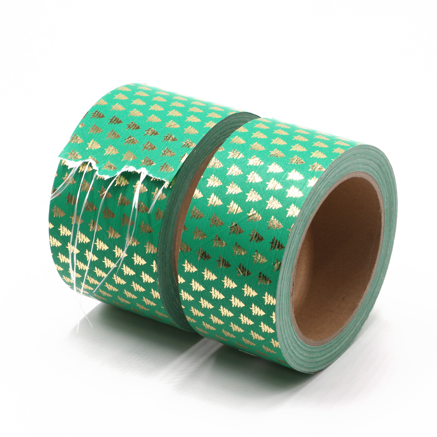 Gold Foil Kraft Tape Custom Printed Reinforced Water Activated Kraft Paper Packaging Tape